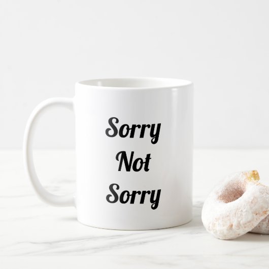 Sorry niet koffiemok (Met donut)