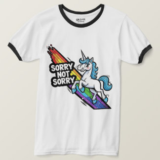 Sorry not Sorry Eenhoringbel T-shirt