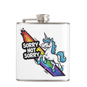 Sorry not Sorry Eenhoringfles Heupfles