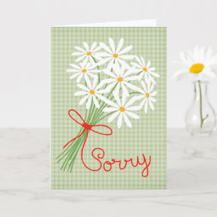 Sorry of sympathie Wenskaart Kaart