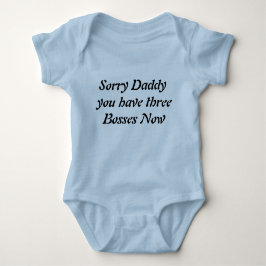 Sorry papa drie Baby-Shirt Romper