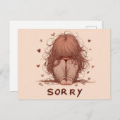 Sorry Postcards Briefkaart (Voorkant / Achterkant)