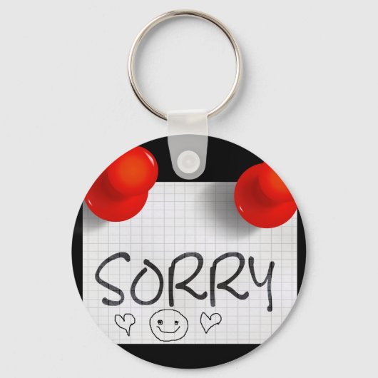 Sorry-rec23 Sleutelhanger (Voorkant)