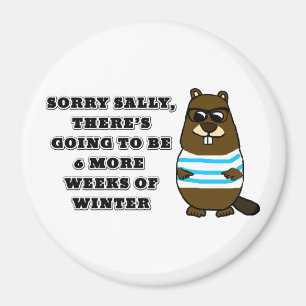 Sorry Sally, nog 6 weken winter Magneet