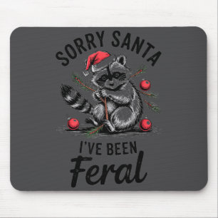 Sorry Santa Ik Ben Wild Grappige Wasbeer Kerst Muismat
