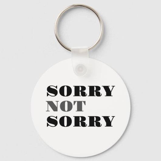 Sorry, Sleutelhanger (Voorkant)