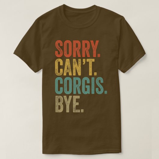 Sorry  t-shirt (Design voorkant)