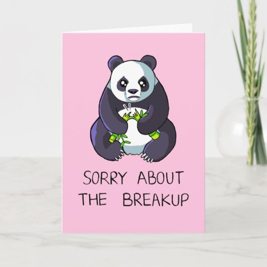 Sorry voor de Sad Panda Kaart (Voorkant)