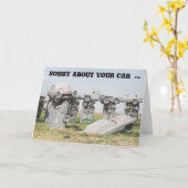 Sorry voor je auto kaart (Gele Bloem)