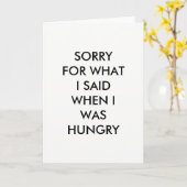 SORRY VOOR WAT IK ZEI KAART (Gele Bloem)