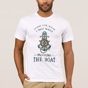 Sorry voor wat ik zei tijdens het aanmeren van de t-shirt