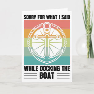 Sorry voor wat ik zei toen ik de Boat Retro aandee Kaart