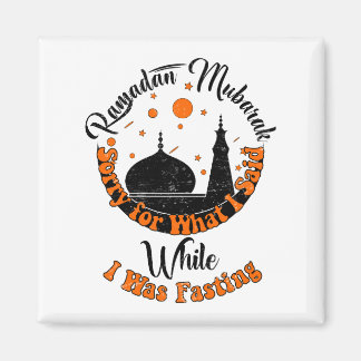 Sorry voor wat ik zei toen ik ramadan aan het vast magneet