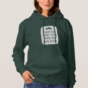 Sorry voor wat ik zei toen we grappig aan het wenn hoodie