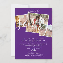 SORRY! Wedding-uitstel verandering van datum FOTO