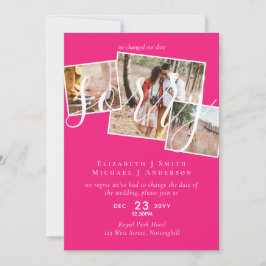 SORRY! Wedding-uitstel verandering van datum FOTO