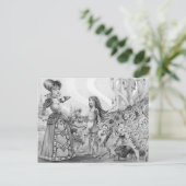 "Sors de la tête !" Carte postale (Debout devant)