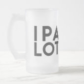 SORT D'IPA. JE FAIS PIPI BEAUCOUP, TASSE GIVRÉE (Gauche)