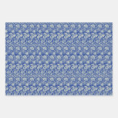 Sorta Blue Calico en strepen Inpakpapier Vel (Voorkant 3)