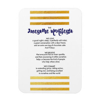 Sorta Geweldige Manifesto Magnet Magneet