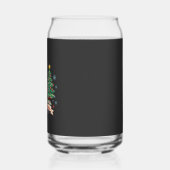 Sorta Merry Sorta Scary Spooky Skeleton Xmas Blikvorm Glas (Links)