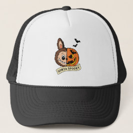 Sorta Spooky Halloween Cute Labubu Trucker Pet