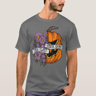 Sorta Sweet Sorta Spooky Funny Hallowen Pumpkin 25 T-shirt