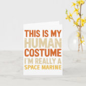 Sorta Sweet Sorta Spooky Schattigee Bloemspook Hal Kaart (Gele Bloem)