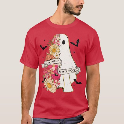 Sorta zoete sorta spooky t-shirt (Voorkant)
