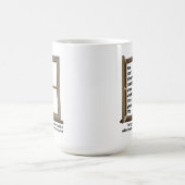 Sortez De La Fenêtre Drôle Mug (Centre)