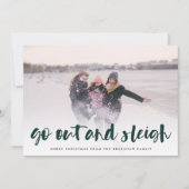 Sortez et coupez| Carte de vacances photo complète (Devant)