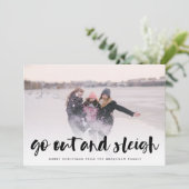 Sortez et coupez | Carte Vacances photo complète (Debout devant)