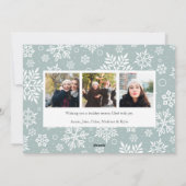 Sortez et coupez | Carte Vacances photo complète (Dos)