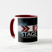 SORTEZ la tasse de côté cour (Devant gauche)