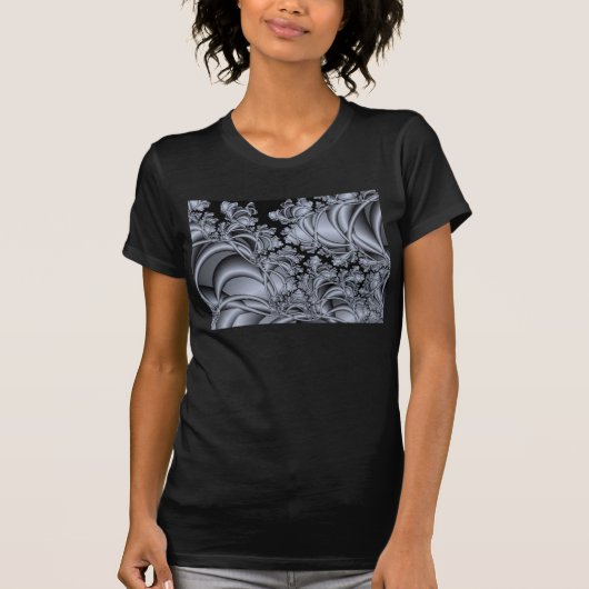 Sortez le T-shirt gris de dames (Devant)