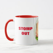 SORTEZ LE VIRUS RED COFFEE MUG (Gauche)