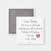 Sortez ! Magnet (Recto/Verso)