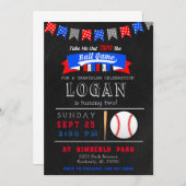 Sortez-moi DEUX Ball Game Anniversaire Invitation (Devant / Derrière)