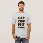 SORTEZ MON T-shirt GRIS DE LA PELOUSE (Devant entier)