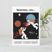 Sortie de cette carte de Noël mondiale (Debout devant)