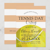 Sortie de la journée de tennis | Tennis Invitation (Devant / Derrière)