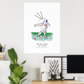 sortie pour un canard, affiche tony fernandes (Bureau à domicile)