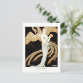 Sortilèges: Evening jurk van George Barbier Briefkaart (Staand voorkant)