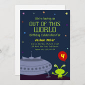 Sortir de ce monde, Invitations d'anniversaire (Devant / Derrière)