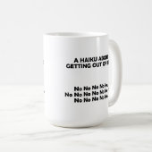 Sortir de Haiku de la tasse drôle de lit (Devant droit)