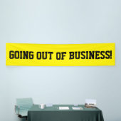 Sortir de l'entreprise simple bannière noire (Salon professionnel)