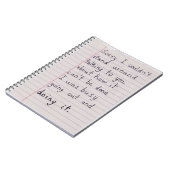 Sortir et faire le carnet (Côté gauche)