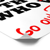 Sortir et le Gagner Affiche Drôle (Coin)