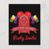 Sortir Gay Party Fête Invitation (Devant)