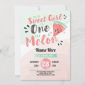 Sortir Sweet Girl One 1st Melon Premier Invitation (Devant)